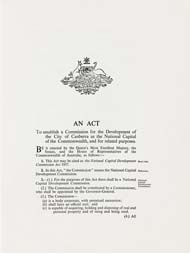 National Capital Development Commission Act 1957 (Cth), p1