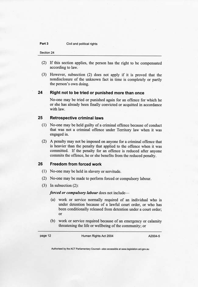 Human Rights Act 2004 (ACT), p12