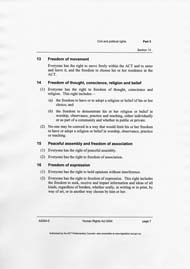 Human Rights Act 2004 (ACT), p7