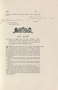 Seat of Government Acceptance Act 1922 (Cth), p1