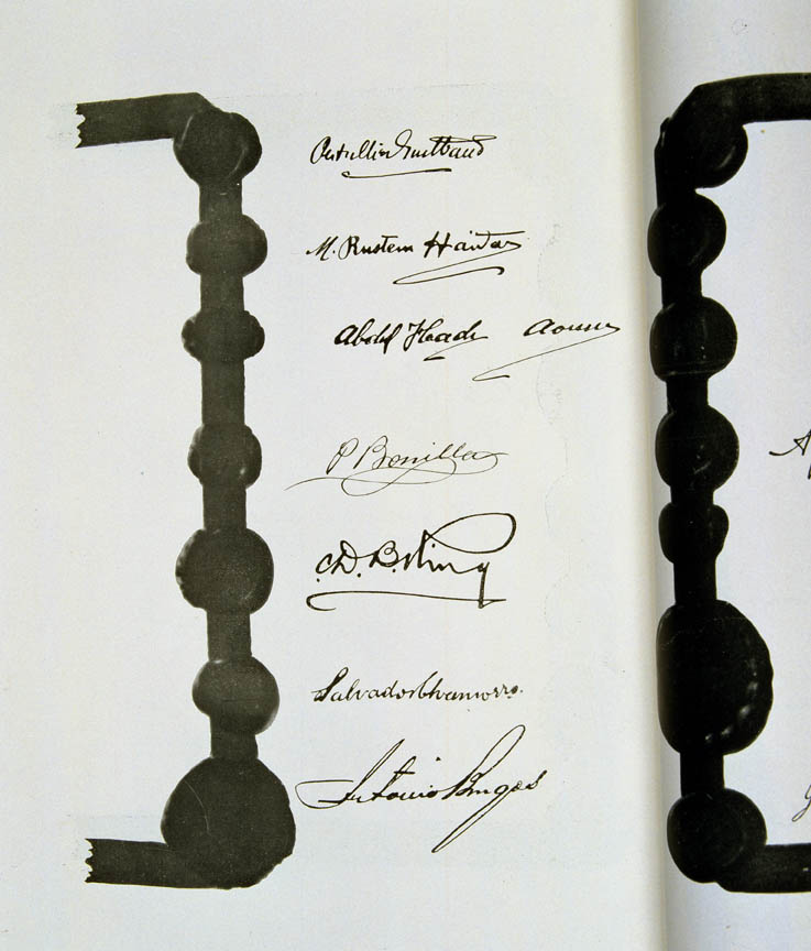 Treaty of Versailles 1919 (including Covenant of the League of Nations), signature8