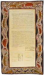 Yirrkala bark petitions 1963 (Cth), p1bark