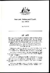 Seas and Submerged Lands Act 1973 (Cth), p1