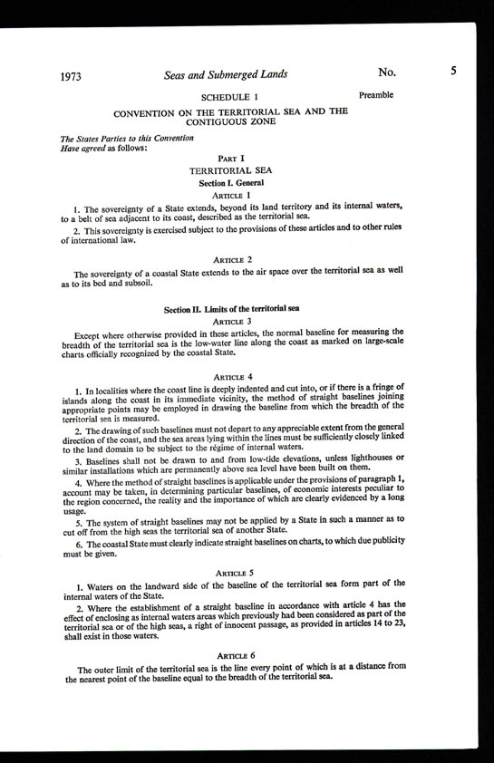 Seas and Submerged Lands Act 1973 (Cth), p5