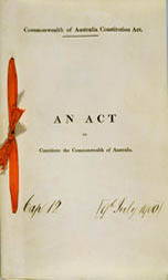 Commonwealth of Australia Constitution Act 1900 (UK), cover