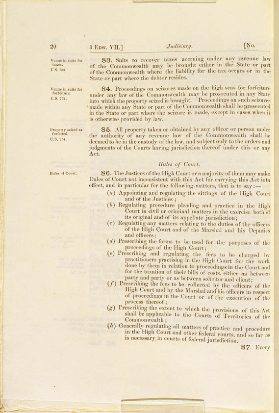 Judiciary Act 1903 (Cth), p20