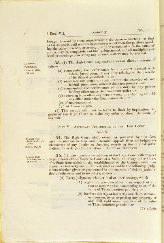 Judiciary Act 1903 (Cth), p8