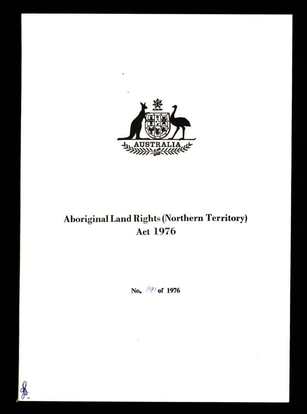 Aboriginal Land Rights (Northern Territory) Act 1976 (Cth), title