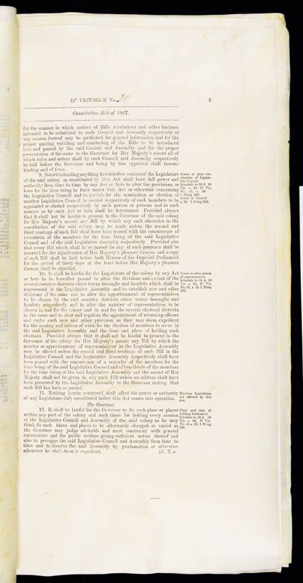 Constitution Act 1867 (Qld), p5