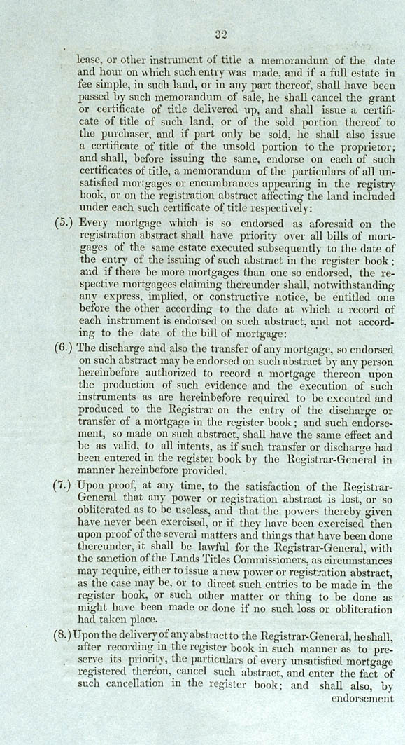 Real Property or 'Torrens Title' Act 1858 (SA), p32