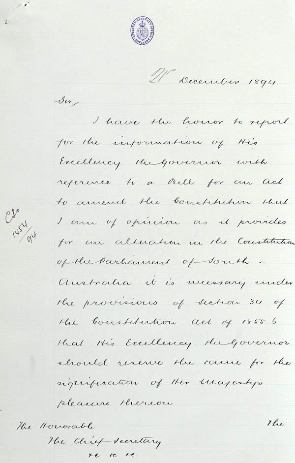 Constitution (Female Suffrage) Act 1895 (SA), p3