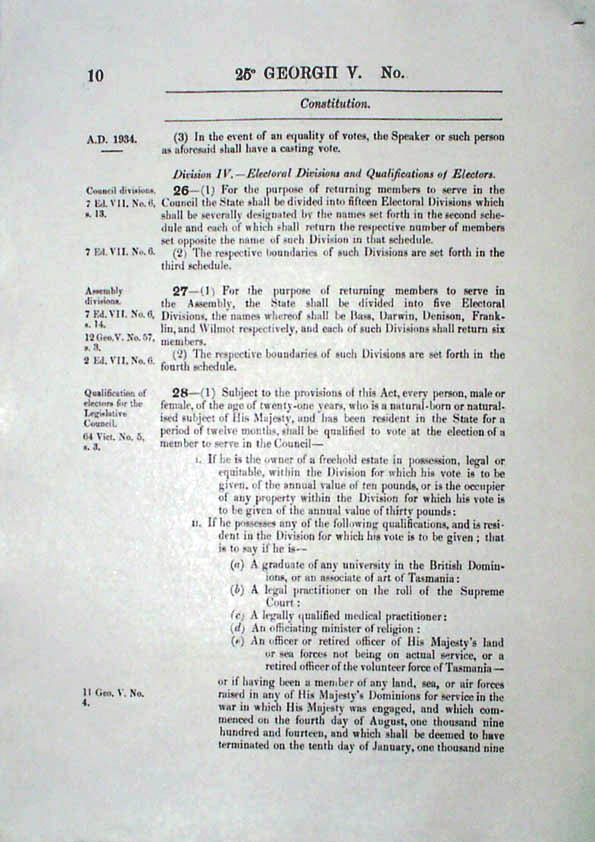 Constitution Act 1934 (Tas), p10