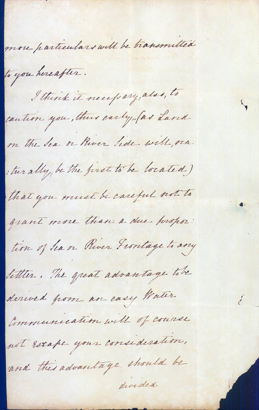 Lieutenant-Governor Stirling's Instructions 30 December 1828 (UK), p10