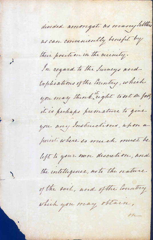 Lieutenant-Governor Stirling's Instructions 30 December 1828 (UK), p11