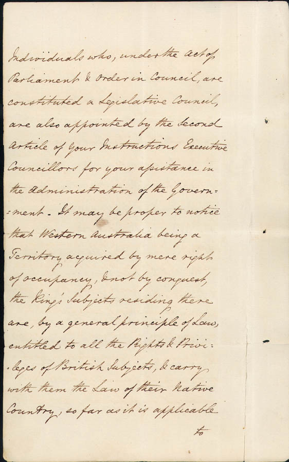 Despatch No. 2 re legal and judicial subjects 28 April 1831 (UK), p4