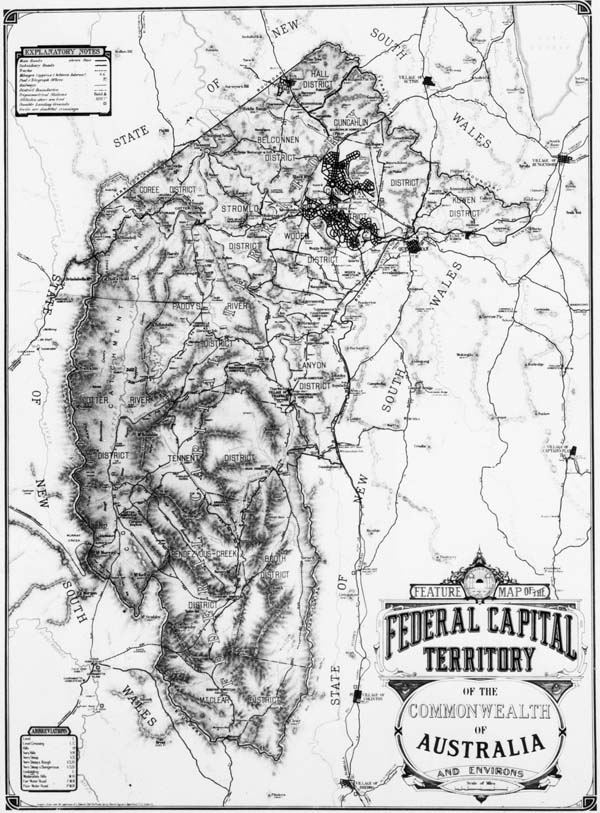 Photo of a Feature Map of the Federal Capital Territory