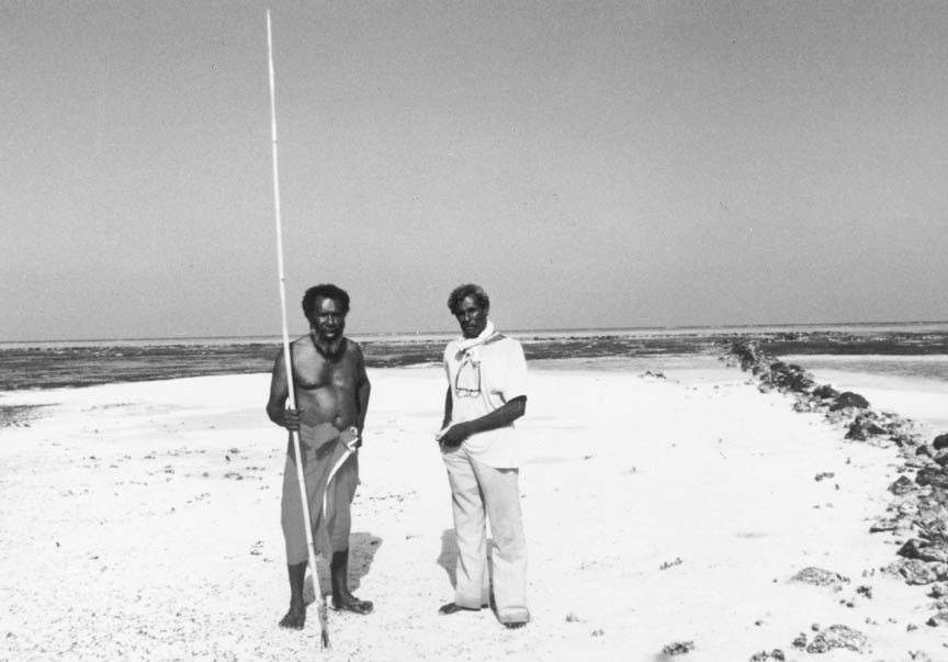 Eddie Mabo at home on the island of Mer