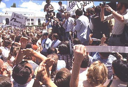 Governor-General's role in dissolving the Parliament and ending the Government of Gough Whitlam